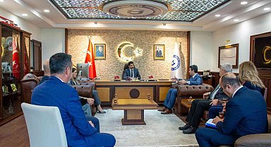 ADÜ Rektörü, Didim Kaymakamı Kuruca'yı ağırladı