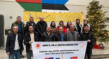 Ağrı'da öğretmenlerin Avrupa yolculuğu