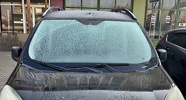 Ağrı'da yağmayan kar yerini dona bıraktı
