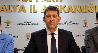 AK Parti Antalya'nın yeni İl Başkanı Çetin'den birlik ve beraberlik mesajı