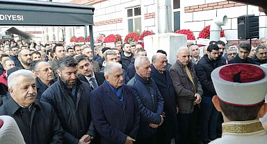 AK Parti Genel Başkan Vekili Binali Yıldırım, eniştesinin cenazesine katıldı