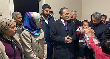 AK Parti heyetinden kaçırılan kızın ailesine ziyaret