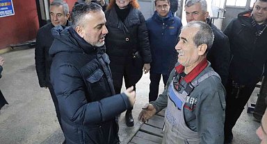Ak Partili Doğan, Küçük Sanayi Sitesinde esnaf ziyaretinde bulundu