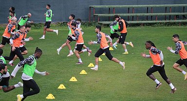 Alanyaspor, Galatasaray maçı hazırlıklarını sürdürdü