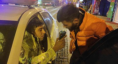 Alkollü yakalanan sürücünün ehliyetine el konuldu