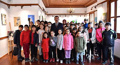 Altındağlı gençlerden resim sergisi