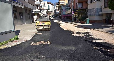 Asfalt yenileme çalışmaları lale sokak'ta devam ediyor