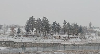 Aşkale beyaza büründü