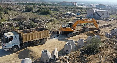 ASKİ, Buharkent'teki çalışmalarını tüm hızıyla sürdürüyor
