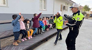 Aydın'da 17 anasınıfı öğrencisi "trafik dedektifi" oldu