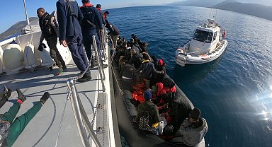 Aydın'da 59 düzensiz göçmen kurtarıldı