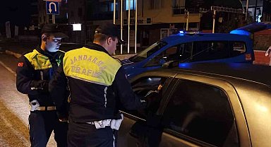 Aydın'da jandarma ekipleri 'alkol ve uyuşturucu' denetimi gerçekleştirdi