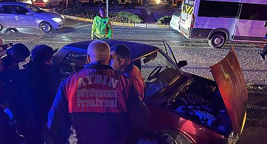 Aydın'da trafik kazası: 2 yaralı