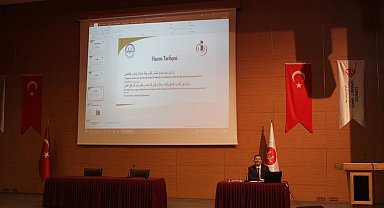 Aydınlı umrecilere eğitim semineri düzenlendi