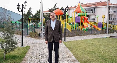Ayvalık'ın parklarında peyzaj düzenlemesi