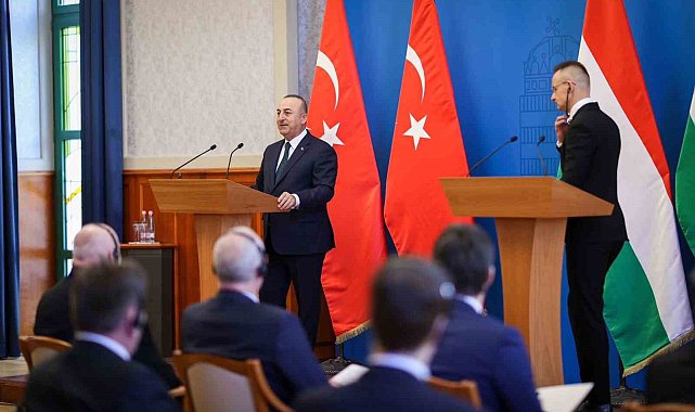 Bakan Çavuşoğlu, Macaristanlı mevkidaşı Szijjarto ile görüştü