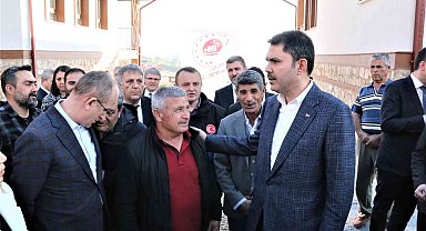 Bakan Kurum'dan mahalle muhtarına cami lojmanı sözü