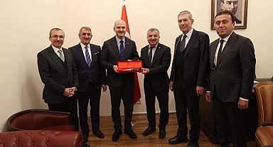 Bakanı Soylu, Samsunlu heyeti kabul etti