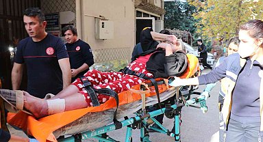 Balkonda baygınlık geçiren Alman uyruklu kadını itfaiye kurtardı
