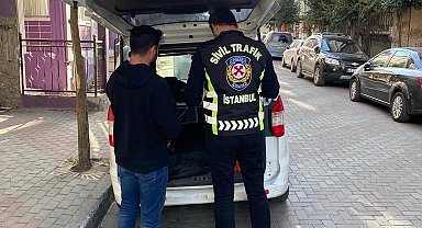 Başakşehir'de ambulansa yol vermeyen sürücü yakalandı