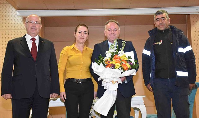 Başkan Öndeş çalışanlarının yüzünü güldürdü