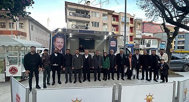 Başkan Yıldırım, üye aracında vatandaşlarla bir araya geldi
