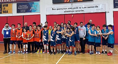 Basketbolda Düzce Atletik birinci oldu