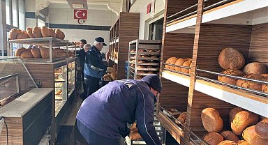Bayburt'ta zabıtadan fırın denetimi