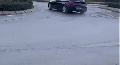 Beykoz'da kavşakta drift yapan sürücüye 22 bin 13 TL ceza