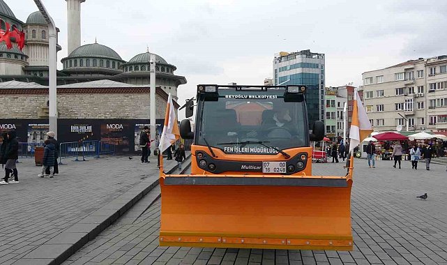 Beyoğlu Belediyesi'nden kar önlemi