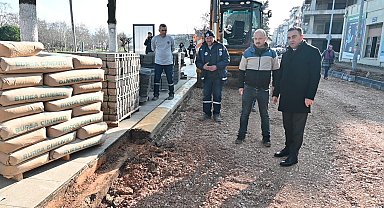 Biga'nın cadde ve sokakları bir bir yenileniyor