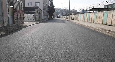 Bin 300 metre uzunluğa sahip cadde sil baştan yenilendi