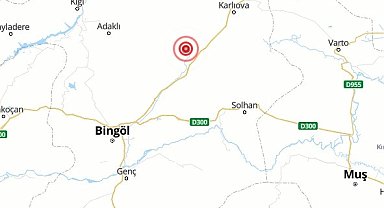 Bingöl'de 3.3 büyüklüğünde deprem