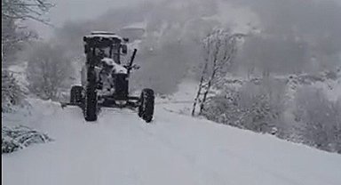 Bingöl'de kar nedeniyle 245 köy yolu ulaşıma kapandı
