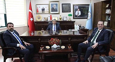 BİNTSO Başkanı Çintay, DTB heyeti ile bir araya geldi