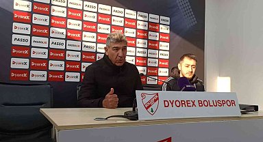 Boluspor - Manisa FK maçının ardından