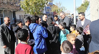 Borçları ödenen mahallede denetim yaptı