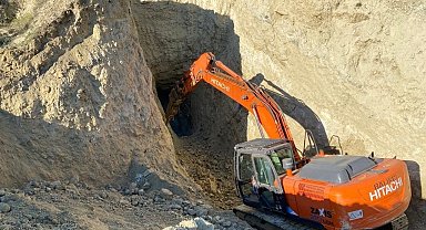 Bozdoğan'da kaçak kazıya suçüstü