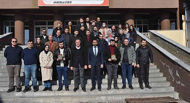 Bulanık İMKB'de tayini çıkan öğretmenlere veda yemeği