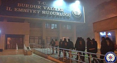 Burdur Emniyeti'nin asayiş çalışmalarında 68 kişiye işlem yapıldı