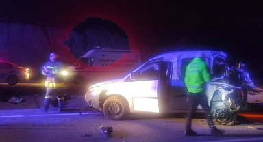 Burdur'da trafik kazası: 1 ölü, 7 yaralı