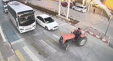 Burdur'da traktörüyle drift atan sürücüye 22 bin 757 TL para cezası uygulandı