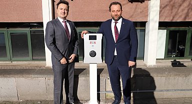 Bursa İl Milli Eğitim Müdürlüğü'ne araç şarj ünitesi kuruldu