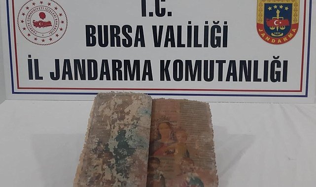 Bursa'da tarihi eser operasyonu