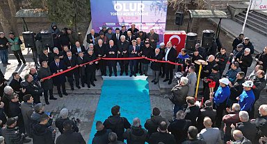 Büyükşehir Olur'daki yatırımlarını hizmete açtı