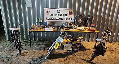 Çaldıkları motosiklet ile yakalandılar
