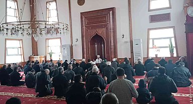 Çan'da Cuma namazı sonrası yağmur duası yapıldı