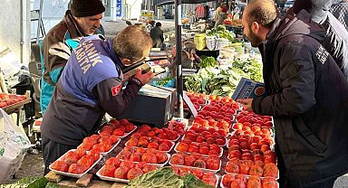 Canik Belediyesinden esnafa ölçü aleti hatırlatması