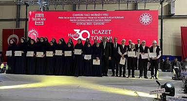 Çankırı'da 30 hafız icazet aldı