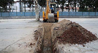 Çark Caddesi'nde dönüşüm altyapıyla başladı